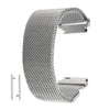 Correa magnética milanesa de acero inoxidable con lazo milaneso de 18 mm, cierre magnético, pulsera, correa para reloj Huawei