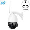QX5 4G (versión de la UE) 2.0 millones de píxeles 1080p HD 20x Zoom Dome Cámara inteligente, soporte infrarrojo Noche Visión nocturna / Detección de movimiento / Tarjeta de intercomunicación de voz, Tarjeta de TF, UK