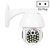QX17 2 millones de píxeles Cámara de vigilancia de alta definición de WiFi Cámara de cúpula al aire libre, compatibilidad con la visión nocturna y detección de movimiento y movimiento de dos vías (enchufe de la UE)