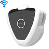 CAMSOY S6 HD 1280 x 720P 70 grados, gran angular, portátil, inalámbrica, WiFi, cámara de vigilancia inteligente, compatible con visión infrarroja derecha y detección de movimiento, alarma y grabación en bucle (blanco)