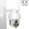 Cámara de vigilancia inalámbrica HD PTZ Seguridad para el hogar al aire libre IP66 Cámara domo de red a prueba de agua, compatible con visión nocturna y detección de movimiento y tarjeta TF, enchufe de EE. UU.