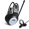 HRD-308S Auricular receptor de radio FM portátil para campus (negro)