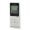 HRD-602 Mini radio deportiva FM AM con pantalla digital y función de conteo de pasos (blanco)