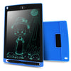 Tableta de escritura LCD portátil de 8,5 pulgadas, dibujo de grafiti, almohadilla de escritura electrónica, tablero de gráficos de mensajes, papel de borrador con bolígrafo de escritura (azul)