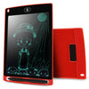 Tableta de escritura LCD portátil de 8,5 pulgadas, dibujo de grafiti, almohadilla de escritura electrónica, tablero de gráficos de mensajes, papel de borrador con bolígrafo de escritura (rojo)