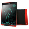 Tableta de escritura LCD portátil de 12 pulgadas, dibujo de grafiti, almohadilla de escritura electrónica, tablero de gráficos de mensajes, papel de borrador con bolígrafo de escritura (rojo)
