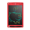 Tablero de dibujo electrónico LCD para niños de tableta LCD en color de 8.5 pulgadas (rojo)