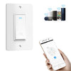 Interruptor táctil de pared inteligente WiFi tipo 120, enchufe de EE. UU. (Blanco)