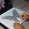 3.5W 5V LED USB Tres niveles de brillo Regulable A4 Escala acrílica Tableros de copia Anime Sketch Drawing Sketchpad