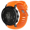 Silicone Watch Band para Suunto Core Alu Black (Orange)