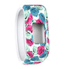 Patrón de flores Silicone Sport Watch Band para Garmin Vivofit Jr, tamaño: pequeño (azul + rojo)