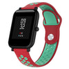 Banda de vigilancia de Silicone Silicone Double Silicone para Huawei Watch Series 1 18 mm (Coral Red + Mint Green)