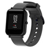 Silicone Glossy Sport Watch Band para Huami Amazfit Bip Lite versión 20 mm (negro)