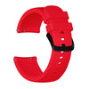 Crazy Horse Texture Silicone Watch Band para Huami Amazfit Bip Lite versión 20 mm (rojo)