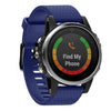 Banda de reloj de silicona extraíble rápida para Fenix 5S 20 mm (azul oscuro)