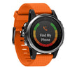 Fenix 5s Banda de reloj de silicona removible rápida de 20 mm (naranja)
