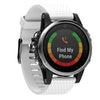 Banda de reloj de silicona extraíble rápida para Fenix 5S 20 mm (blanco)