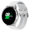 Smart Watch Band de relojes electrochados para Galaxy Watch Active (blanco)