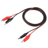 Cable de sonda de prueba con doble pinza de cocodrilo, longitud: 1 m