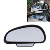3R-091 Punto ciego del coche Espejo retrovisor izquierdo gran angular ajustable (negro)