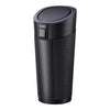 SHUNWEI SD-1612 - Papelera portátil para coche, blanda, con forma de taza, color negro