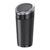 SHUNWEI SD-1612 - Papelera portátil para coche, con forma de taza, blanda, para vehículos (plateada)