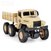 JJR / C 1:18 2.4Ghz 4 canales Control remoto Dongfeng 7 Vehículo de camión blindado de seis ruedas (amarillo)