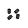 100 PCS iFlight Columna de goma de amortiguación 4 en 1 ESC Bola absorbente de golpes Modelo aéreo Accesorios para REVO Bee32 F4 / F7 Control de vuelo Fly Tower FPV RC (Negro)