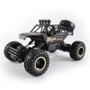 HD6026 1:12 Coche de escalada de aleación grande Mountain Bigfoot Cross-country Coche de juguete de control remoto con tracción en las cuatro ruedas, Tamaño: 37 cm (Negro)