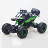 HD6026 1:12 Coche de escalada de aleación grande Mountain Bigfoot Cross-country Coche de juguete de control remoto con tracción en las cuatro ruedas, Tamaño: 37 cm (Verde)