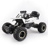 HD6026 1:12 Coche de escalada de aleación grande Mountain Bigfoot Cross-country Coche de juguete de control remoto con tracción en las cuatro ruedas, Tamaño: 37 cm (Plata)