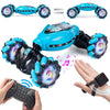YDJ-D876 Sensación de gesto RC STUNT CAR (AZUL)