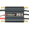 Flycolor Flymoster Series 90A 2-6S Controlador de velocidad electrónico impermeable para barco RC