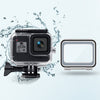 Carcasa impermeable de 45 m + carcasa trasera táctil para GoPro HERO8 Black