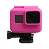 Original para GoPro HERO5, carcasa de silicona para montaje en marco de borde, carcasa protectora, carcasa (rosa)