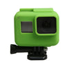 Original para GoPro HERO5, carcasa de silicona para montaje en marco de borde, carcasa protectora, carcasa (verde)