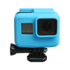 Original para GoPro HERO5, carcasa de silicona para montaje en marco de borde, carcasa protectora, carcasa (azul)