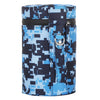 Estuche de lente grande de color camuflaje Estuche de tela con cremallera para lente de cámara DSLR, Tamaño: 16x10x10cm (Azul)