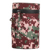 Estuche de lente grande de color camuflaje Estuche de tela con cremallera para lente de cámara DSLR, Tamaño: 16x10x10cm (Marrón)