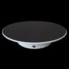 25 cm 360 grados Electriz de giro giratorio de la pantalla giratoria de la pantalla giratoria de los accesorios de disparo para la fotografía, carga 3kg, alimentada por la batería (blanco negro)