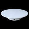 25 cm 360 grados Electriz de giro giratorio de la pantalla giratoria de la pantalla giratoria de los accesorios de disparo para la fotografía, carga 3kg, alimentada por la batería (blanco)