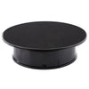 Soporte de pantalla giratorio eléctrico de 20 cm y 360 grados, soporte para fotografía y video, soporte giratorio, carga de 1,5 kg, alimentado por batería y USB (negro)