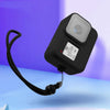 Cubierta protectora de silicona con correa de muñeca para gopro hero8 negro (negro)