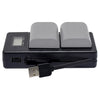 Cargador LCD digital de batería SLR para cámara digital LP-E6 para la serie Canon