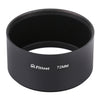 FITTEST 72 mm Tipo de rosca Tubo recto Parasol de lente de metal completo Pantalla para lente telefoto mediano