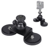 Soporte de montaje con ventosa para automóvil para GoPro Hero11 Black / HERO10 Black / HERO9 Black / HERO8 Black /7/6/5/5 Session /4 Session /4 /3+ /3/2 /1, Xiaoyi y otras cámaras de acción, tamaño: M (negro)