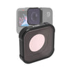 JSR KB Series Filtro de lentes de color de buceo para gopro hero10 negro / hero9 negro (rosa)