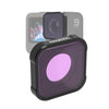 Filtro de lentes de color de buceo de la serie JSR KB para Gopro Hero10 Black / Hero9 Black (Magenta)
