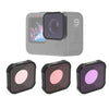 JSR KB Series Buceo (Red Magenta Rosa) Filtro de lentes de color para Gopro Hero10 Negro / Hero9 Negro