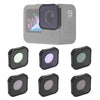 JSR KB Series Star + CPL + Noche + ND8 + ND16 + ND32 Filtro de lente para Gopro Hero10 Black / Hero9 Black